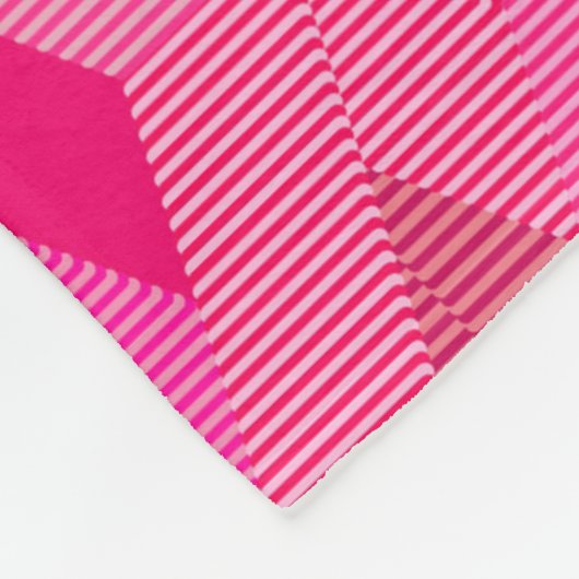 Couverture Polaire Impression Diamant Moderne Du Milieu Du Siècle, Ro (Coin)