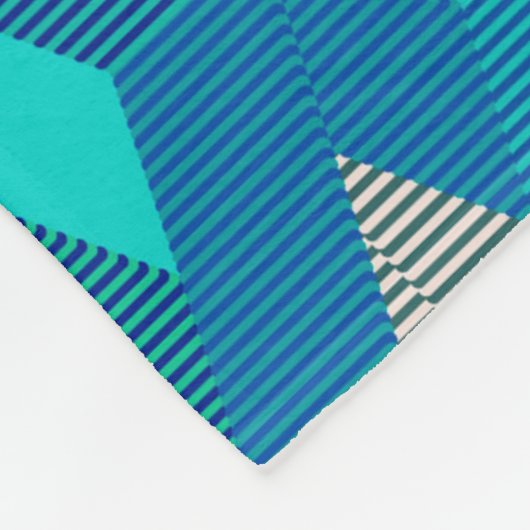 Couverture Polaire Impression diamant moderne du milieu du siècle, Tu (Coin)