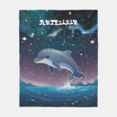 Couverture Polaire Impression Dolphin Dreamy (Devant)