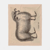 Couverture Polaire Impression du 19e siècle Bélier Dorset (Devant)