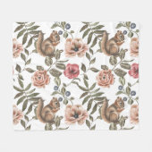 Couverture Polaire Impression florale de tamia (Devant (Horizontal))
