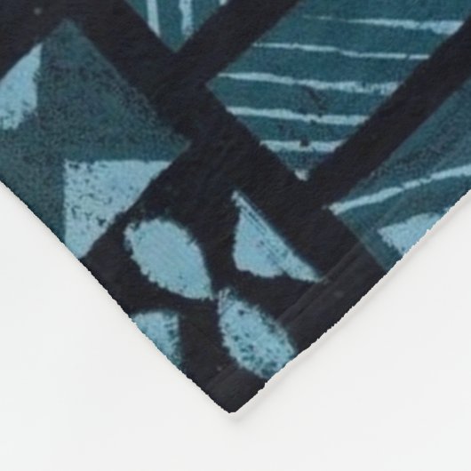 Couverture Polaire Impression hawaïenne (Coin)