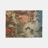 Couverture Polaire Impression Humoristique D'Un Interprète Théâtral (Devant (Horizontal))