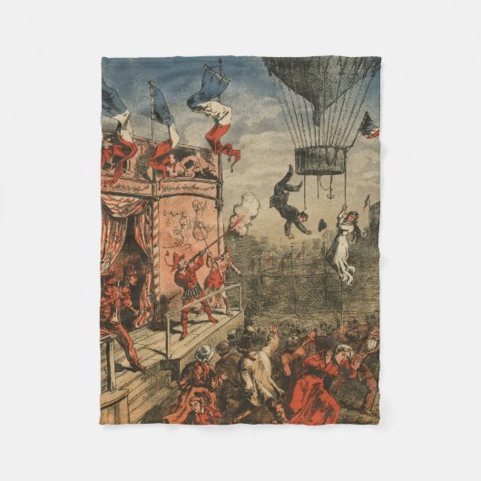 Couverture Polaire Impression Humoristique D'Un Interprète Théâtral (Devant)