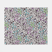 Couverture Polaire Impression léopard pastel (Devant (Horizontal))