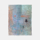 Couverture Polaire Impression, lever de soleil, Claude Monet, 1872 (Devant)