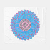 Couverture Polaire Impression Mandala (Devant (Horizontal))