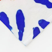 Couverture Polaire Impression manuelle colorée (Coin)