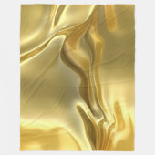 Couverture Polaire Impression numérique d'or liquide (Devant)
