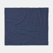 Couverture Polaire Impression Royal Blue Carbon Fibre Style Tressage (Devant (Horizontal))