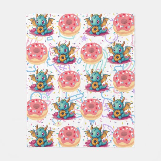 Couverture Polaire Impression Sweet Tooth Dragon (Devant)