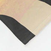 Couverture Polaire Impression Tigre Noir et Orange (Coin)