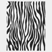 Couverture Polaire Impression Zebra (Devant)
