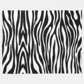 Couverture Polaire Impression Zebra (Devant (Horizontal))