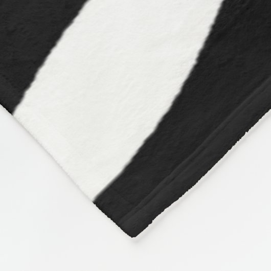Couverture Polaire Impression Zebra (Coin)