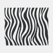 Couverture Polaire Impression Zebra (Devant (Horizontal))