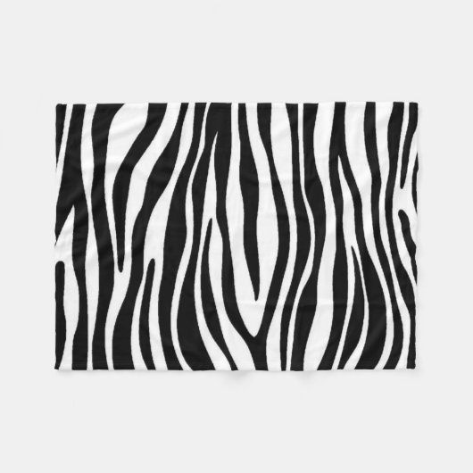 Couverture Polaire Impression Zebra (Devant (Horizontal))