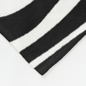 Couverture Polaire Impression Zebra (Coin)