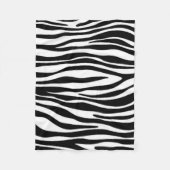 Couverture Polaire Impression Zebra (Devant)