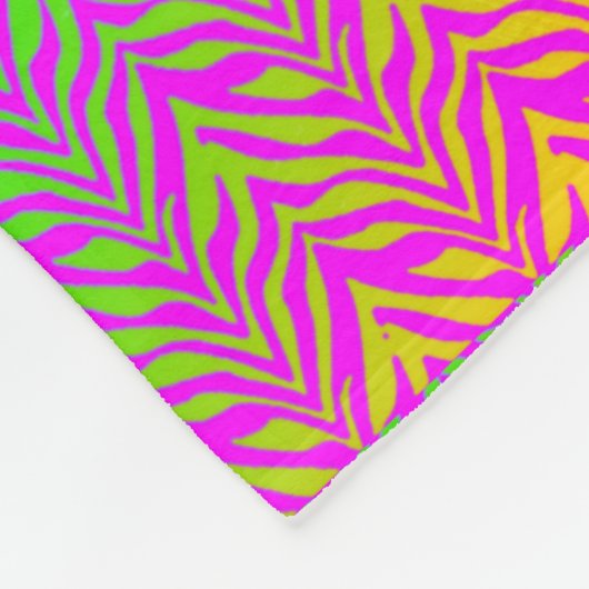 Couverture Polaire Impression Zebra de Miami (Coin)