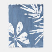 Couverture Polaire Impressions tropicales Indigo - Verdure tropicale (Devant)