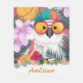 Couverture Polaire Imprimer Cockatoscope Cool confuse (Devant)