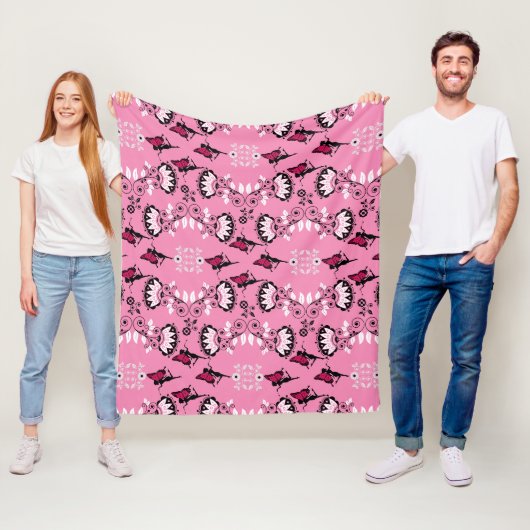 Couverture Polaire Imprimer Motif Princesse Fairy (En situation)