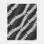 Couverture Polaire Imprimerie hawaïenne Puakenikeni lei (Devant)