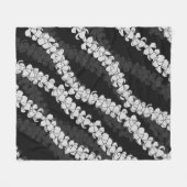 Couverture Polaire Imprimerie hawaïenne Puakenikeni lei (Devant (Horizontal))