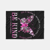 Couverture Polaire In A World Where You Can Be Anything Be Kind Breas (Devant (Horizontal))