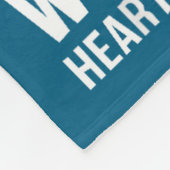 Couverture Polaire In February We Wear Red Chd Heart Disease Awarenes (Coin)