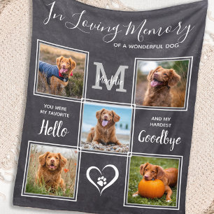 Couverture Polaire In Love Mémoire Personnalisée Pet Photo Memorial F