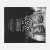 Couverture Polaire In Love Memory Custom Text & Photo Memorial (Devant (Horizontal))