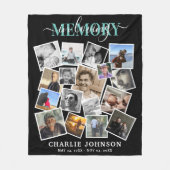 Couverture Polaire In Love Memory Photo Collage Memorial (Devant)