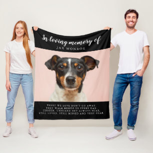 Couverture Polaire In Love Memory Photo Pet Memorial 