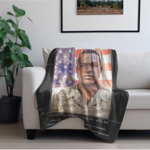 Couverture Polaire In Love Memory Photo Quote