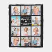 Couverture Polaire In Loving Memory 11 Photo Collage Memorial (Devant)