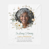 Couverture Polaire In Loving Memory Botanical (Devant)