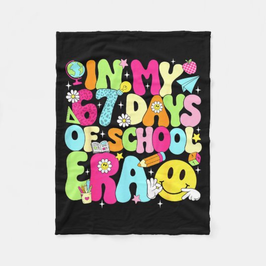 Couverture Polaire In My 67 Days Of School Era 67 Days Smarter Meme B (Devant)