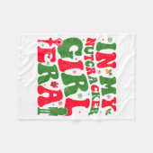 Couverture Polaire In My Nutcracker Girl Era Groovy Christmas Nutcrac (Devant (Horizontal))