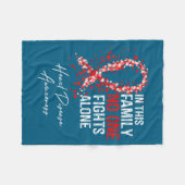 Couverture Polaire In This Family Fights Alone Heart Disease Awarenes (Devant (Horizontal))