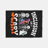 Couverture Polaire Inclusion Isn't Y Sped Halloween Special Education (Devant (Horizontal))