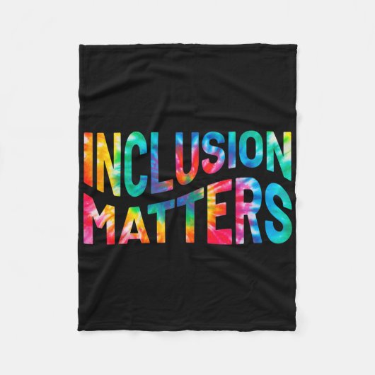 Couverture Polaire Inclusion S Tie Dye Enseignante de l'enseignement  (Devant)