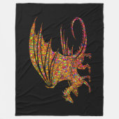 Couverture Polaire Incroyable Dragon Mosaïque  (Devant)