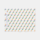 Couverture Polaire INDE Écriture chrétienne L'AMOUR COUVRE Blanc (Devant (Horizontal))