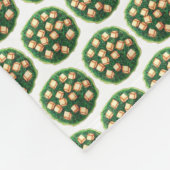 Couverture Polaire Indian Food India Paneer Saag Fromage à l'épinard (Coin)