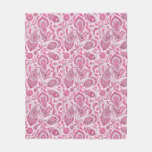 Couverture Polaire Indian style paisley floral seamless (Devant)