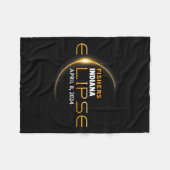 Couverture Polaire Indiana Total Solar Eclipse 2024 (Devant (Horizontal))