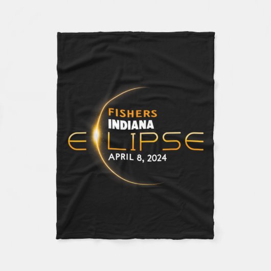 Couverture Polaire Indiana Total Solar Eclipse 2024 (Devant)