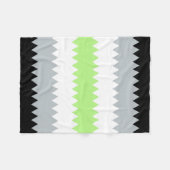 Couverture Polaire Indicateur de fierté de l'agent Abstrait (Devant (Horizontal))